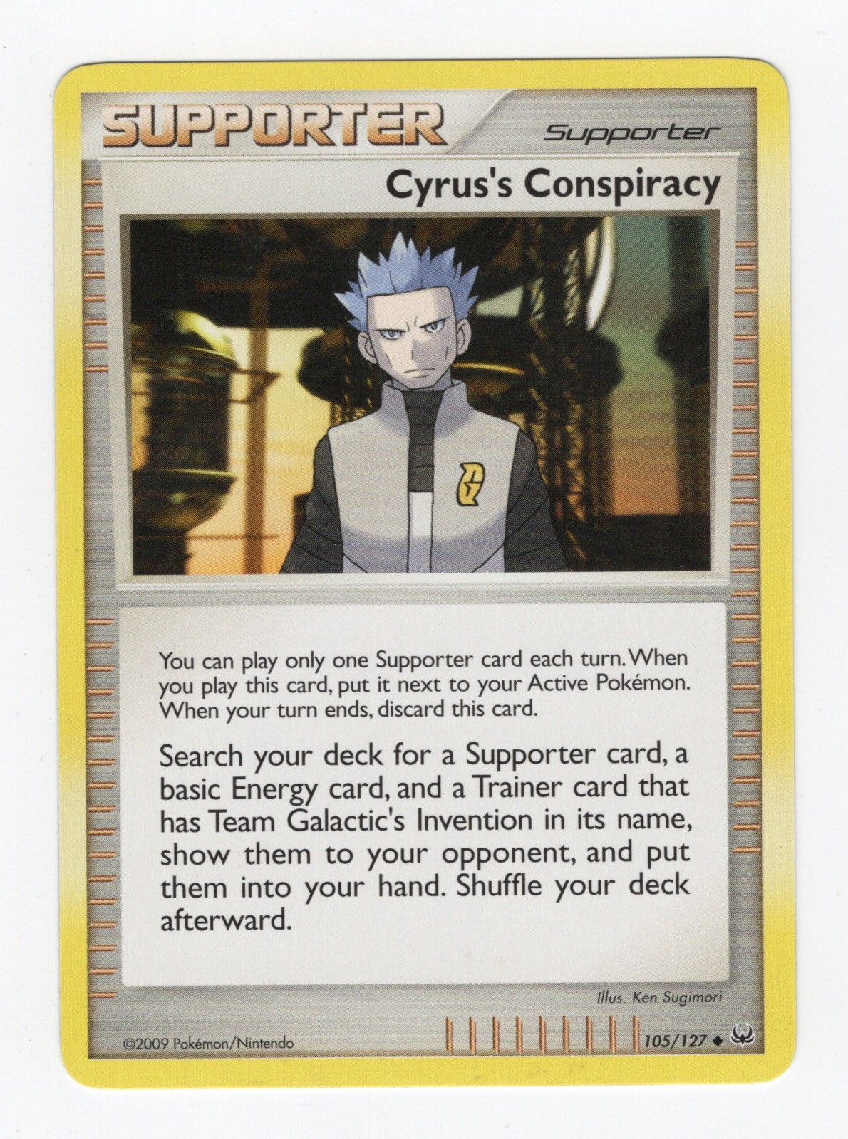 2009 Pokemon CYRUS'S CONSPIRACY 105/127 Uncommon Platinum LP