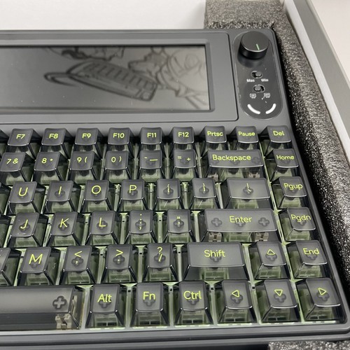 Ajazz AKP846 Mechanical Gaming Keyboard 10" Touchscreen Transparent Keycaps NEW - 第 5/9 張圖片