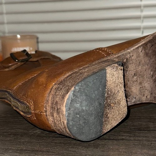 Frye Pippa Reißverschluss hinten seitliche Schnalle 77005 Stiefelette Größe 8,5 *MÄNGEL* - Bild 15 von 15
