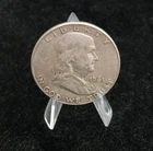 Silver 90%  1961 D Franklin Half Dollar nice looking coin  TP 10352