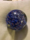 Vintage Murano Milliefiori  Multicolored Art Glass Decorative Paperweight