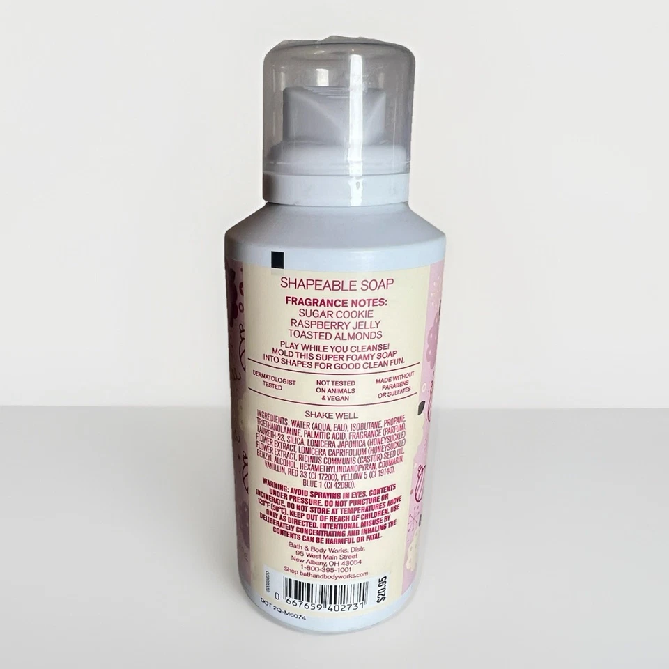 Bath & Body Works Milk Shapeable Hand Soap Raspberry Holiday Pie Bar, Set Of 2 - Image 3 of 4