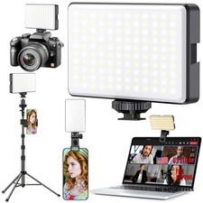 Selfie Ring Light Kit with Tripod - 98 LED Portable Lighting for Video