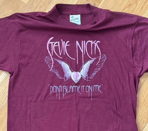 STEVIE NICKS original 80's concert tour tee t-shi 1980s vintage concert t-shirt, vintage, single stitch, B+ condition