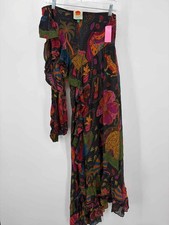 Pre-Owned Farm Rio Black Size XS One Shoulder Long Long Sleeve Dress