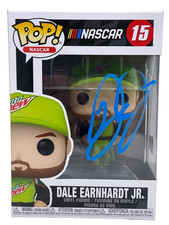 Dale Earnhardt Jr. Signed Autograph NASCAR Funko Pop 15 Mountain Dew Beckett COA