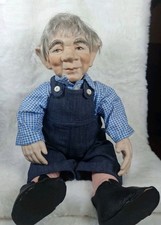 Muñeca elfa abuelo Garrard Ooak 1979 L con manos grandes cuerpo suave general original
