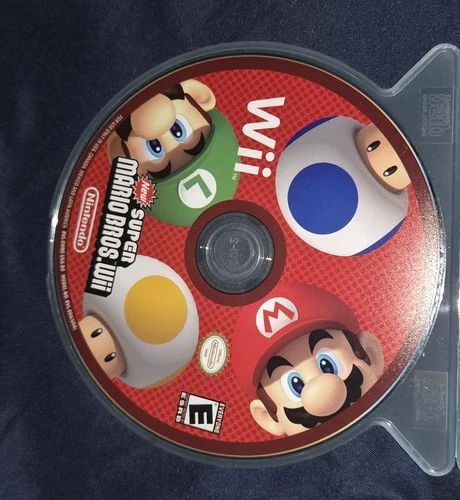 nintendo wii super mario bros. disc only