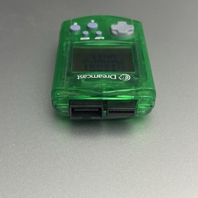 Sega Dreamcast OEM VMU Visual Memory Unit Controller Card Pack Transparent Green