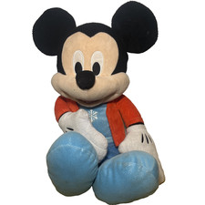Disney Mickey Mouse Plush Winter Holiday 21  Snowflake