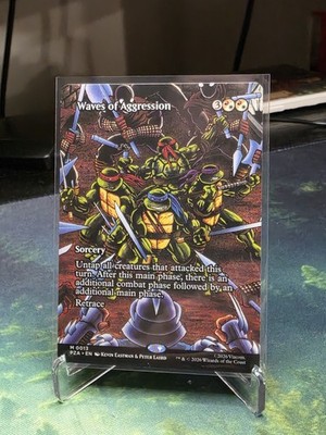 Waves of Aggression (Borderless) Teenage Mutant Ninja Turtles Source Material