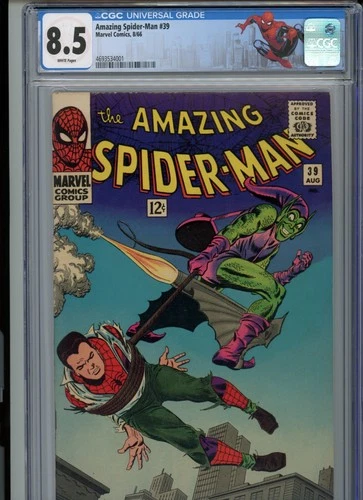 Amazing Spider-Man #39 1966 Marvel CGC 8.5 White