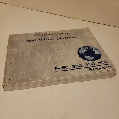 #ad 2001 Ford Excursion F Super Duty F250 F550 Wiring Diagrams Schematic Powerstroke $54.99