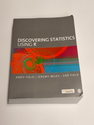 Discovering Statistics Using R textbook - by Andy Field & Jeremy Miles Softcover
