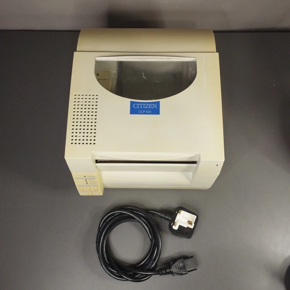 Thermal Label Printer 4x6 USB Citizen CLP-521 Tested Working Read Description - Image 3 of 4