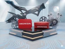 Honda Werkzeugtasche rot (Nachbau) f&uuml;r Motorrad Enduro