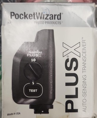 Open box PocketWizard Plus X Transceiver Radio Flash Trigger Pocket Wizard