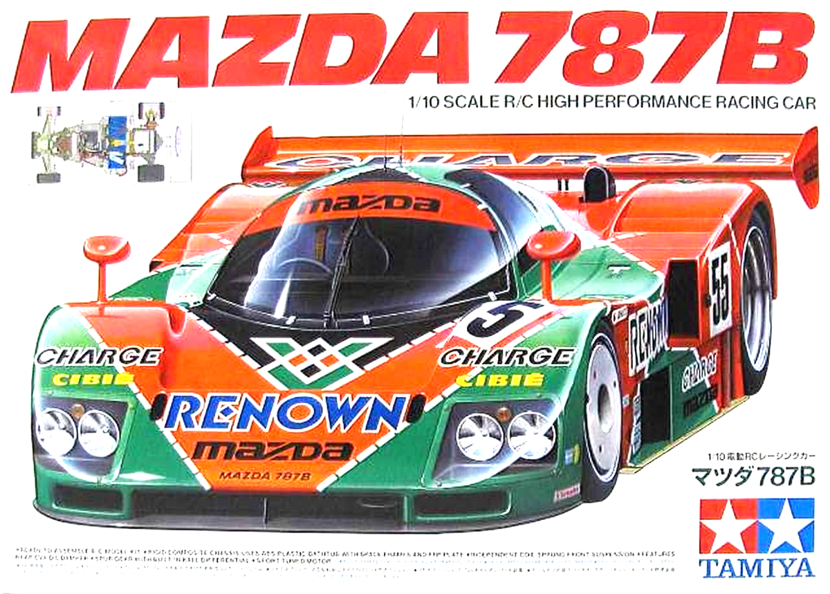 Tamiya Mazda 787B 1/10 RC Car Kit 47518 Sealed Le Mans Rare Model