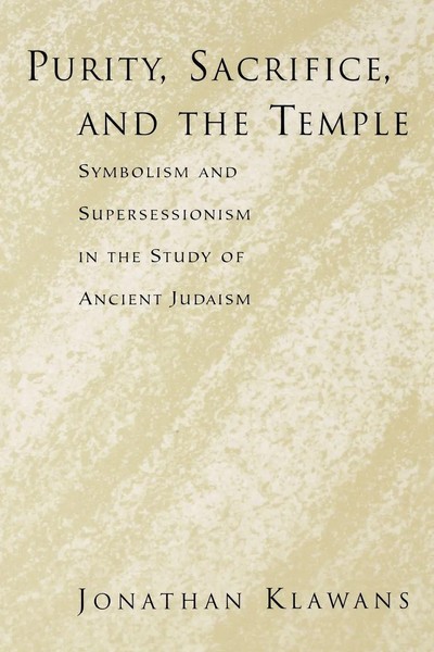 Purity, Sacrifice, And The Temple Jonathan Klawans Taschenbuch Englisch 2009-image