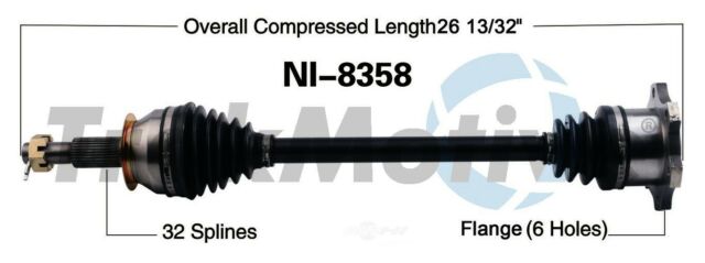 CV Axle Shaft Rear Right SurTrack NI-8358 for sale online | eBay