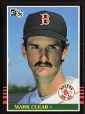 1985 Donruss #538 Mark Clear Boston Red Sox