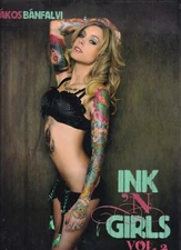 INK 'N GIRLS 2 by Ákos Bánfalvi (2015 Hardcover){Ii4}