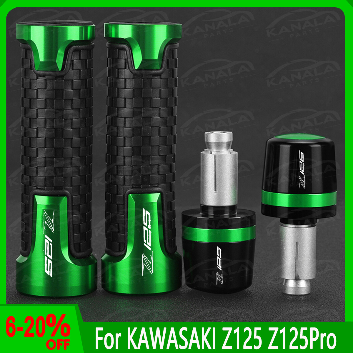 For KAWASAKI Z125 Z125Pro Motorcycle Accessories 7/8'' 22MM Handlebar Hand Grips