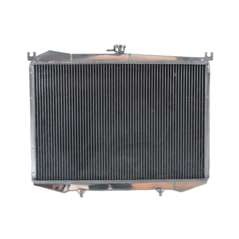 Radiador de aluminio de 2 filas para camioneta Nissan Pathfinder D21 1986-2004 VG30 Z24 KA24 Foto 4 de 4