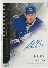 2013 2013-14 SP Authentic Future Watch Auto Rookie #284 Alex Killorn 848/999