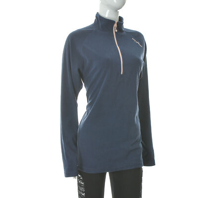 Stormberg Women's Fleece Sweatshirt Pullover Quarter Zip Size XL Dark Blue