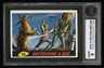 1962 MARS ATTACKS #36 DESTROYING A DOG KSA 8 CENTERED L:R FR