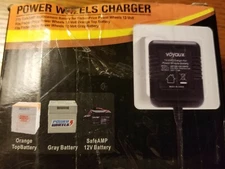Power Wheels Charger By Voyaux For Orange Top, Grey And SafeAMP 12V Batteries
