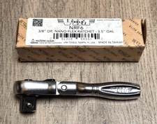 VIM Tools 3/8" dr Nano Flex Head Quick Release Micro Ratchet, 3.5" Long #NRF6