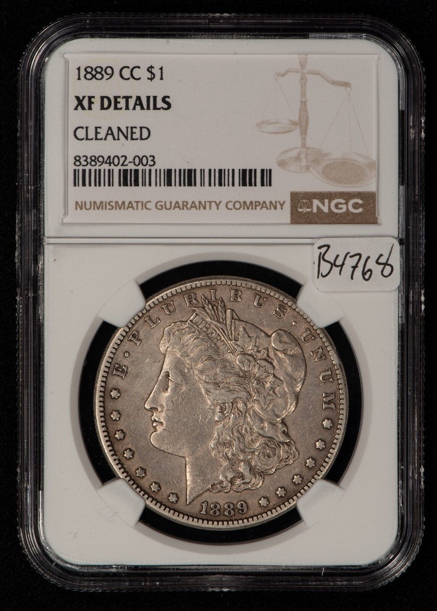 1889-CC $1 Morgan Silver Dollar - Key Date Carson City - NGC XF