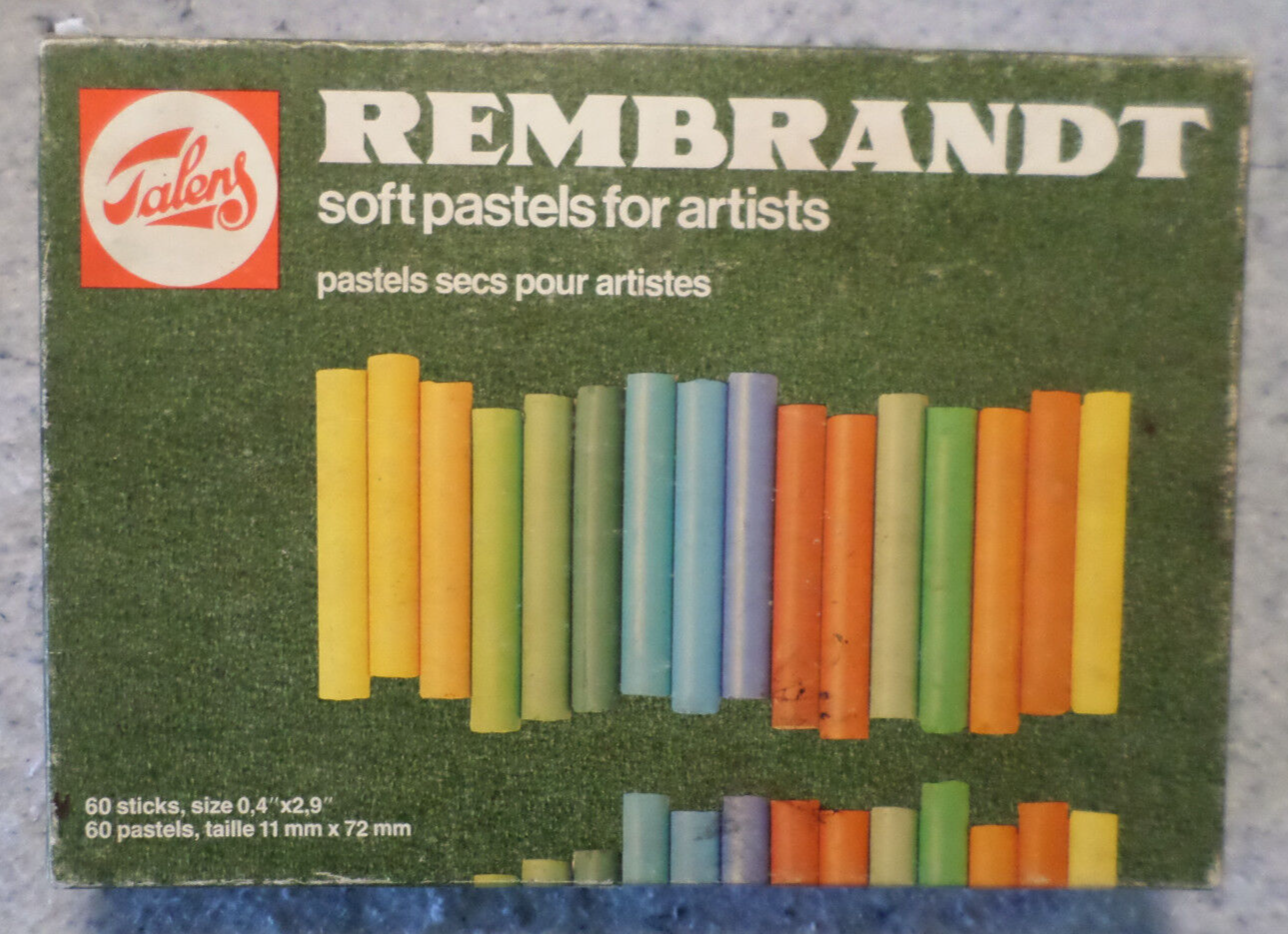 Rembrandt 60 Soft Pastels Extra Fine Portrait Selection 300c 60p Holland  for sale online