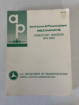 Airframe & Powerplant Mechanics Handbook with Index 1976 Paperback AC65-12A