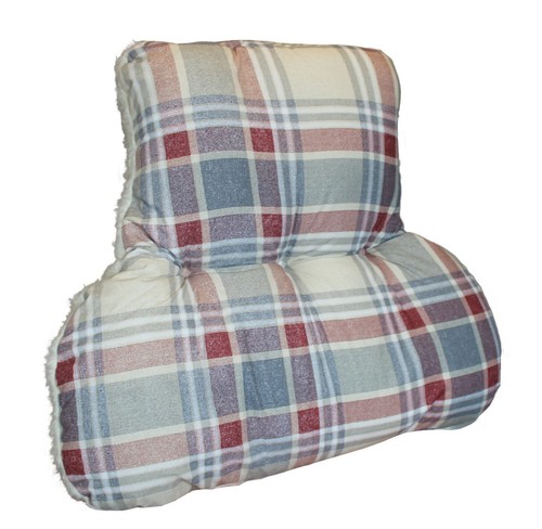 Reversible BACK & LUMBAR SUPPORT CUSHION - Yorkshire Faux Sheepskin - MADE IN UK - Picture 8 of 9