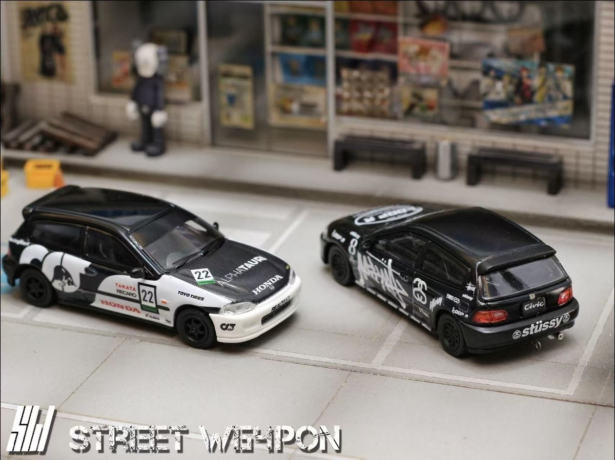 ストリートウェポン EG6 FEB 2025 SW STREET WEAPON 1/64 HONDA CIVIC EG6 STUSSY #8 | eBay