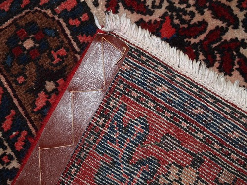 Handmade vintage Oriental rug 4.2' x 6.4' ( 130cm x 195cm ) 1950 - 1C314 - Picture 2 of 12