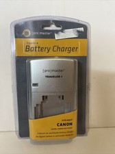 Promaster Traveler  Lithium Ion Worldwide Battery Charger Fits Most Canon Batt.