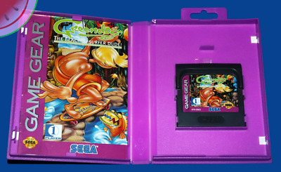 TESTED Sega GAME GEAR Genuine GREENDOG with Manual in NEW Hangtab