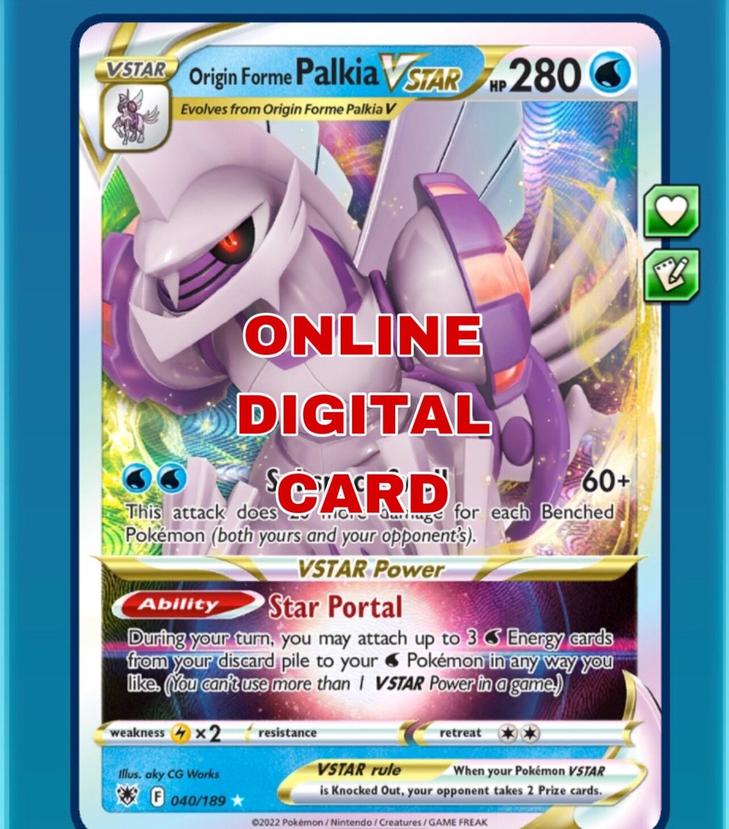 Origin Forme Palkia VSTAR 040/189 ASR Pokemon TCG Online