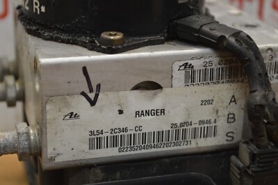 アンドラ 2003 Ford Ranger ABS Pump Control OEM 3L542C346CC Module 25-23D6