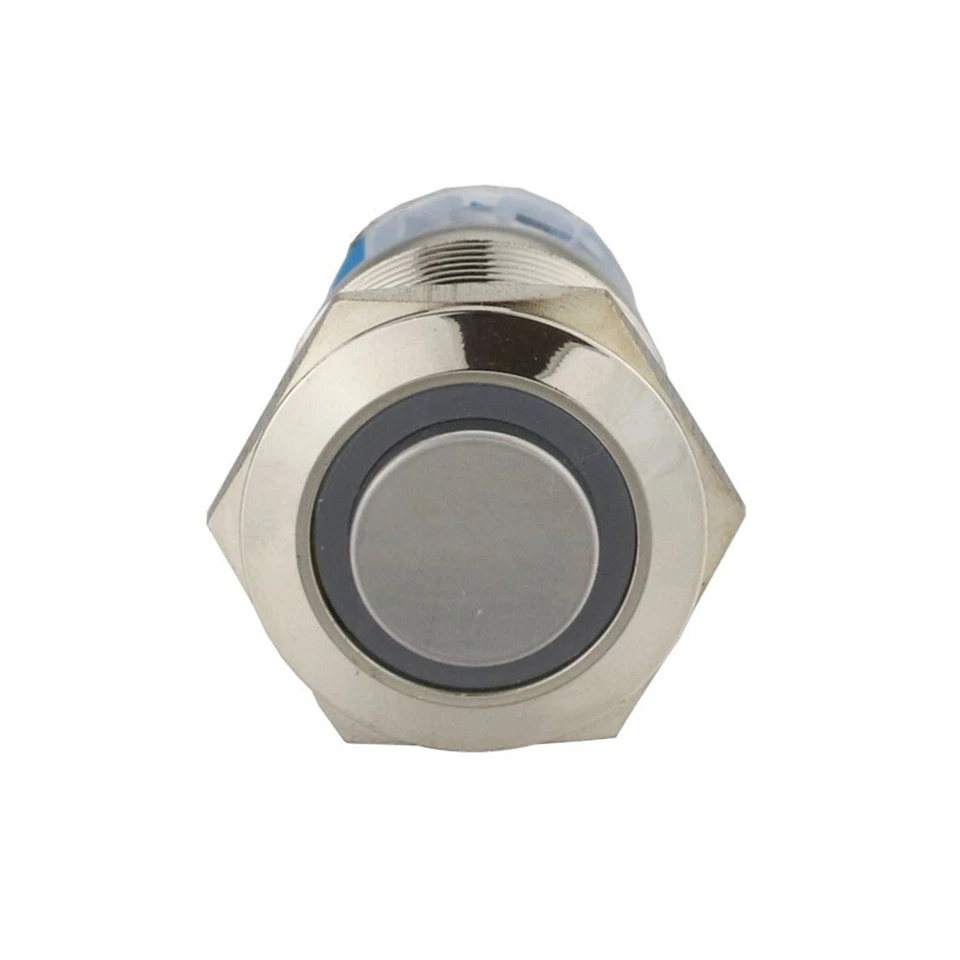 16mm Latching / Momentary Push Button Switch ON-OFF W/Red Green Yellow LED Lamp - Image 4 of 4