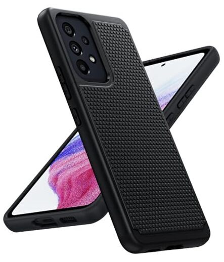 Samsung Galaxy A53 5G Case - Dual Layer Black Matte Protective Cover