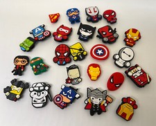 25 PCS Random PVC Different Hero Shoe Charms for Shoes Decoration, 3NK6J