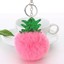 thumbnail 42 - 2020 New Cute Pineapple Fur Ball Keychain Bag Car Pendant Keyring Birthday Gifts