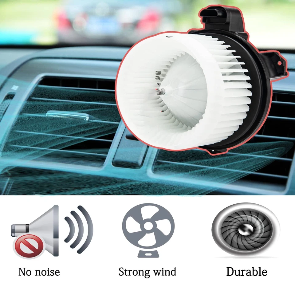 Motor soplador de aire acondicionado delantero PM9351 con ventilador para Toyota Avalon Lexus RX350 2005-2018 Foto 4 de 4