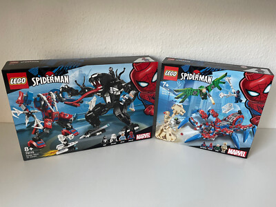 LEGO MARVEL SPIDER MECH VS. VENOM (76115) + 76114 - NEW - SEALED BOXES