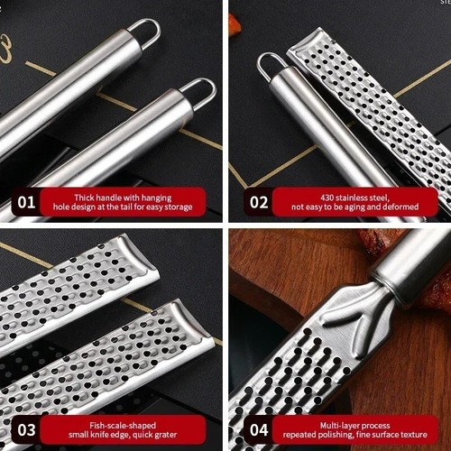 Cheese Grater Cheese baking cheese grater Lemon zest grater Kitchen gadget - Picture 5 of 7